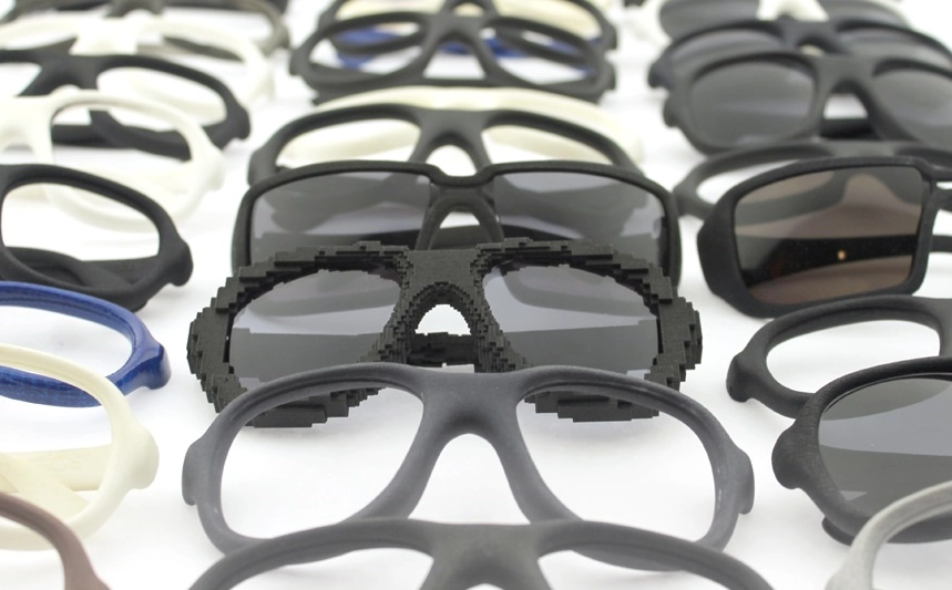 eyeglass frames customized with 3D printing